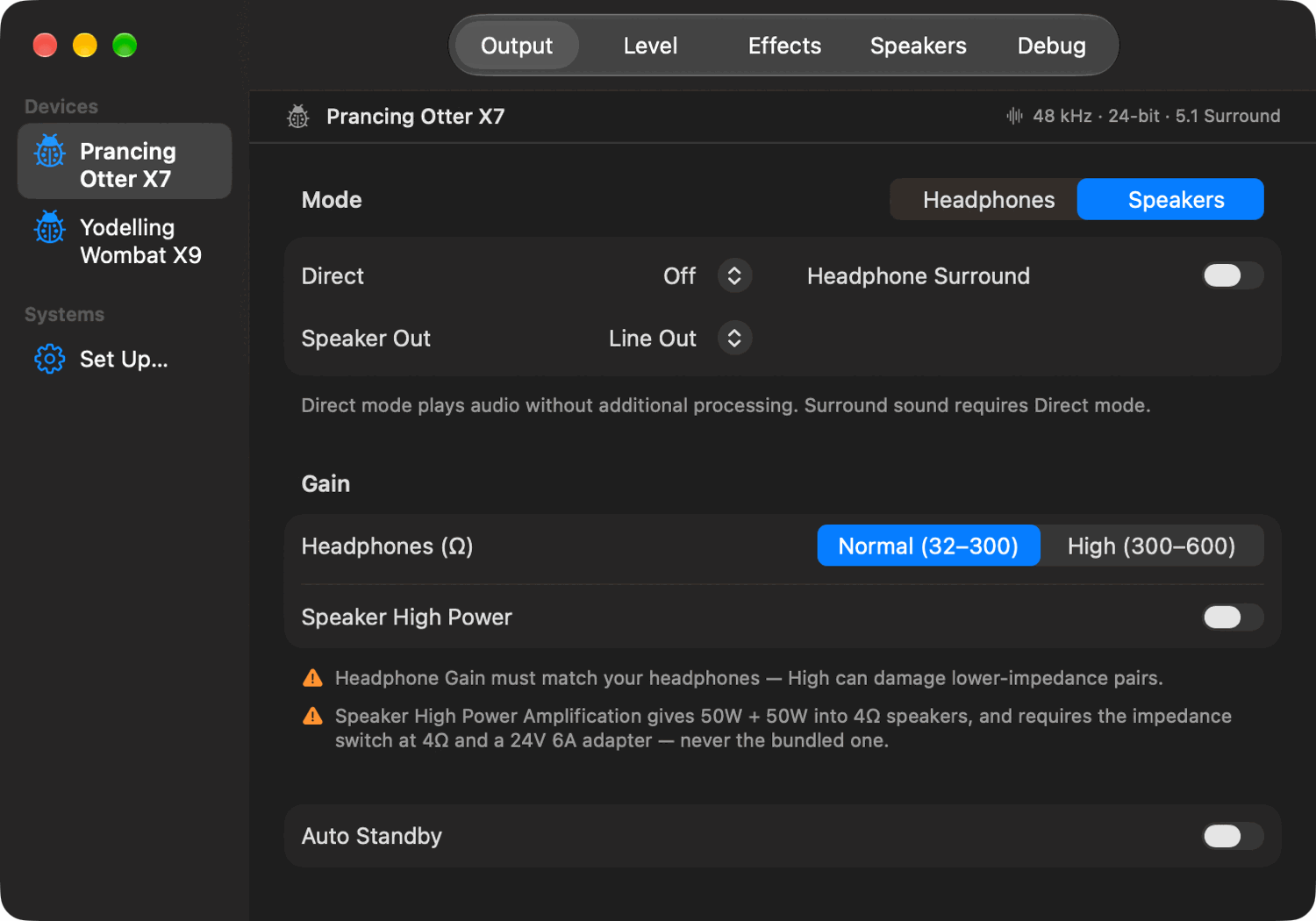 Output pane, dark appearance.
